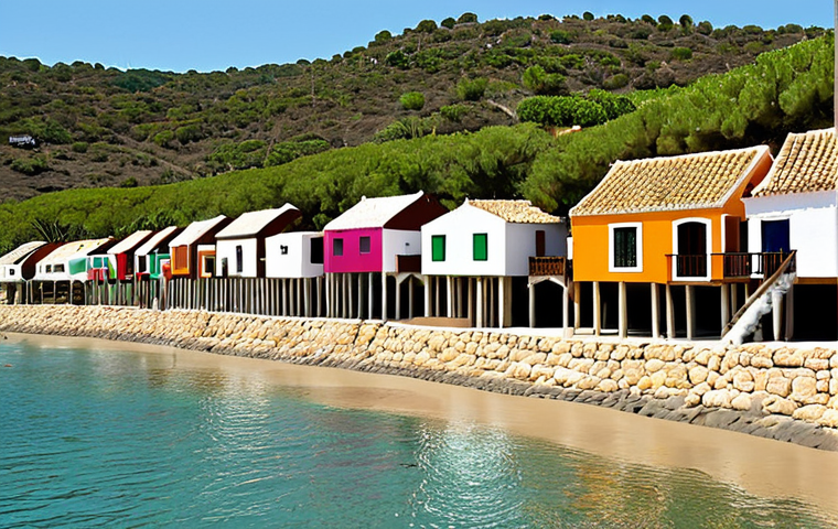 **

A vibrant coastal village in Andalusia, Spain, with houses built on stilts. Rising sea levels threaten the homes, but innovative green infrastructure like seawalls made of local stone and thriving mangrove forests offer protection. Villagers are actively participating in a community meeting, discussing climate adaptation strategies. Focus on the blend of traditional Spanish architecture and modern resilient design. Include elements of sustainable tourism contributing to economic diversification.

**