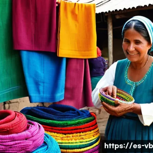 Home 29 기후 난민 지원을 위한 재원 확보 방안 - **Microcredits for Reconstruction: Empowering a Weaver's Comeback**
A vibrant, sun-drenched outd...